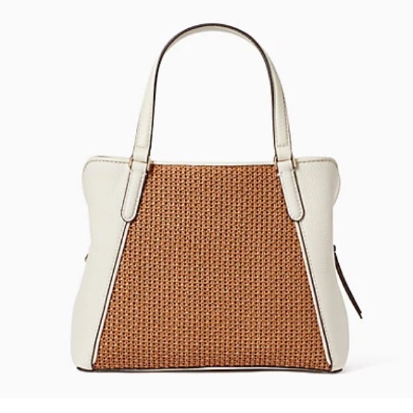 NWT Kate Spade Jackson Straw Triple Satchel - Picture 3 of 15